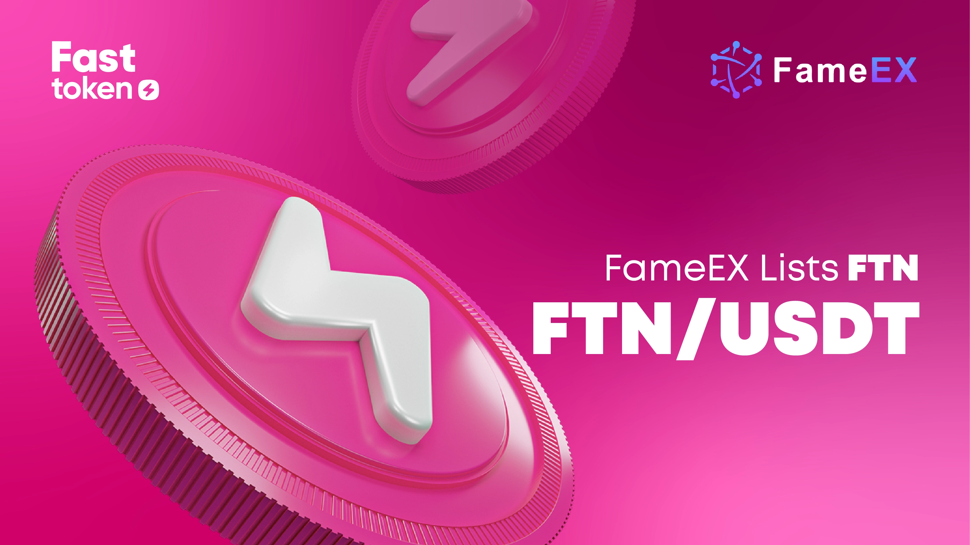 Fasttoken (FTN) agora listada na FameEX